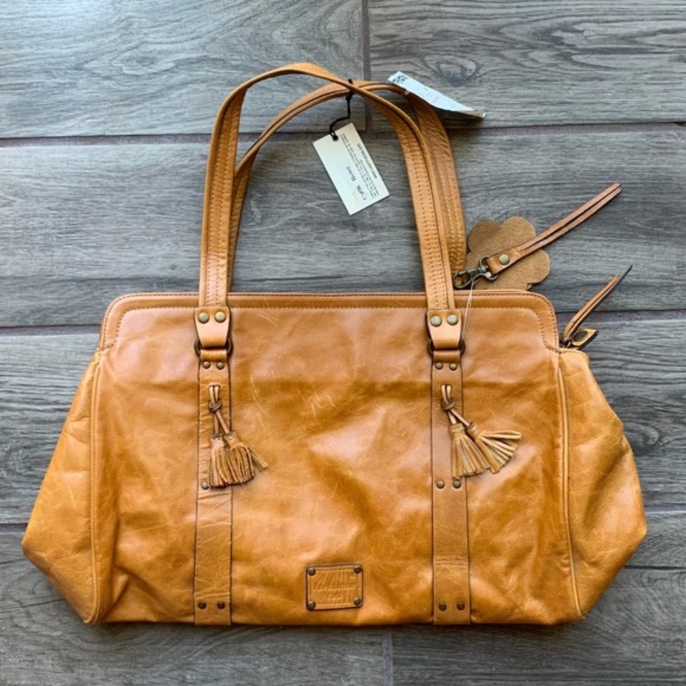 Rue Princesse Paris NEW Honey Leather Handbag
